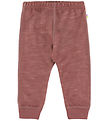 Joha Leggings - Uld/Bambus - Mrk. Rose
