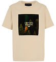 Emporio Armani T-shirt - French Oak m. Print