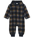 Minymo Fleece Suit - Parisian Night M Checs