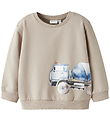 Name It Sweatshirt - NmmNarina - Island Fossil