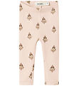 Lil' Atelier Leggins - Rib - NbfLavo - Pastel Parchment