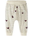 Name It Bukser - NbfVandora - Summer Sand/Stripes and Hearts