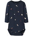 Name It Body l/æ - NbfVandora - Navy Blazer/Flowers and Hearts