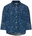 Kids Only Denimjakke - KogGrace - Medium Blue Denim/Rose
