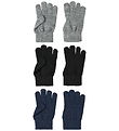 Name It Handsker - NkmMagic - 6-pak - Black/GREY SPELLBOUND