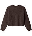 Name It Bluse - Strik - NkfHolly - Boxy - Seal Brown