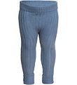 Hanevild Leggings - Strik - Rib - Lynge - Blue Blizzard