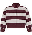 Abercrombie & Fitch Sweatshirt - Fig/Off White