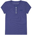 Abercrombie & Fitch T-shirt - Rib - Skipper Blue