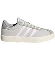 adidas Performance Sko - VL COURT 3.0 K - DSHGRY/FTWWHT/LIMBUR