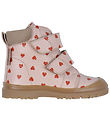 Angulus Vinterstøvler - Tex - Rose Hearts/Dusty Mauve