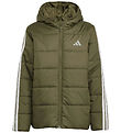 adidas Performance Dynejakke - J Ess 3S - Olistr/Black