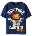 Name It T-shirt - NkmAbbas Garfild - Blueprint