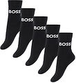 BOSS Strømper - 5-pak - Sort m. Logo