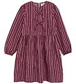 Creamie Kjoler - Dress Woven Stripe - Crushed Berry