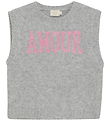 Creamie Vest - Strik - Slipover - Light Grey Melange