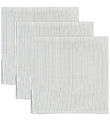 Konges Sløjd Stofbleer - 65x65 cm - 3-pak - Stripe Bluie