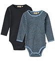 Wheat Body l/æ - Rib - 2-pak - Berti - Bright Blue Stripe