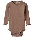 Wheat Body l/æ - Rib - Regitze - Toffee Brown