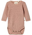 Lil' Atelier Body l/æ - Uld - NbfNoel - Slim - Roebuck