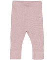 Fixoni Leggings - Rib -  Pale Mauve Melange
