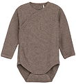 Fixoni Slå-om Body l/æ - Rib - Coffee Quartz Melange