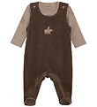 Fixoni Sæt - Body l/æ/Heldragt - Velour - Coffee Quartz