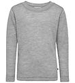 Hummel Bluse - HmlJr - Uld - Rib - Grey Melange