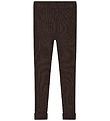 Fliink Leggings - Rib - Strik - Benna - Coffee Bean