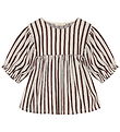 Fliink Bluse - Elly - 3/4 - Sandshell Stripe