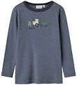 Name It Bluse - Uld - NmmWillit - Folkstone Gray/TRACTOR