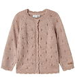 Name It Cardigan - Strik - Uld - NmfWrilla - Shadow Gray