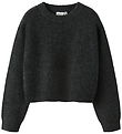 Name It Bluse - Noos - Strik - NkfHolly - Dark Grey Melange