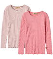 Wheat Bluse - Rib - 2-pak - Reese - Soft Lilac