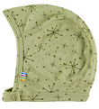 Joha Babyhjelm - 1-lags - Uld - Lys Olive m. Stjerner