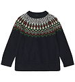 FUB Bluse - Strik - Uld - Dark Navy