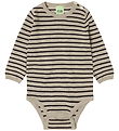 FUB Body l/æ - Strik - Uld - Oat Melange/Mocca