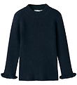 Name It Bluse - Strik - Rib - NmfVianna - Navy Blazer