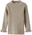 Name It Bluse - Strik - Rib - NmfVianna - Island Fossil
