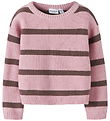 Name It Bluse - Strik - NmfVanilla - Burnished Lilac/W. Pepperc