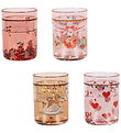 Konges Sløjd Glitter Kopper - 4-pak - Rose Multi