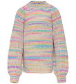 Kids Only Bluse - Strik - KogCarma - Pumice Stone/w. Multi Space