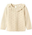 Lil Atelier Bluse - Strik - NmfLaguna - Noos - Turtledove