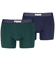 Puma Boxershorts - 2-pak - Grøn/Navy