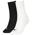 Puma Strømper - 2-pak - Hvid/Sort