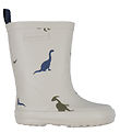 Bundgaard Gummistøvler m. For - Wide Fit - aspen - Ivory Dino