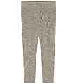 FUB Leggings - Rib - Strik - Uld - Oat Melange