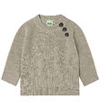 FUB Bluse - Strik - Uld - Oat Melange