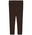 FUB Leggings - Rib - Strik - Uld - Mocca
