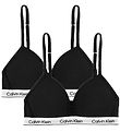 Calvin Klein BH u. Bøjle - Triangle - 2-pak - Sort